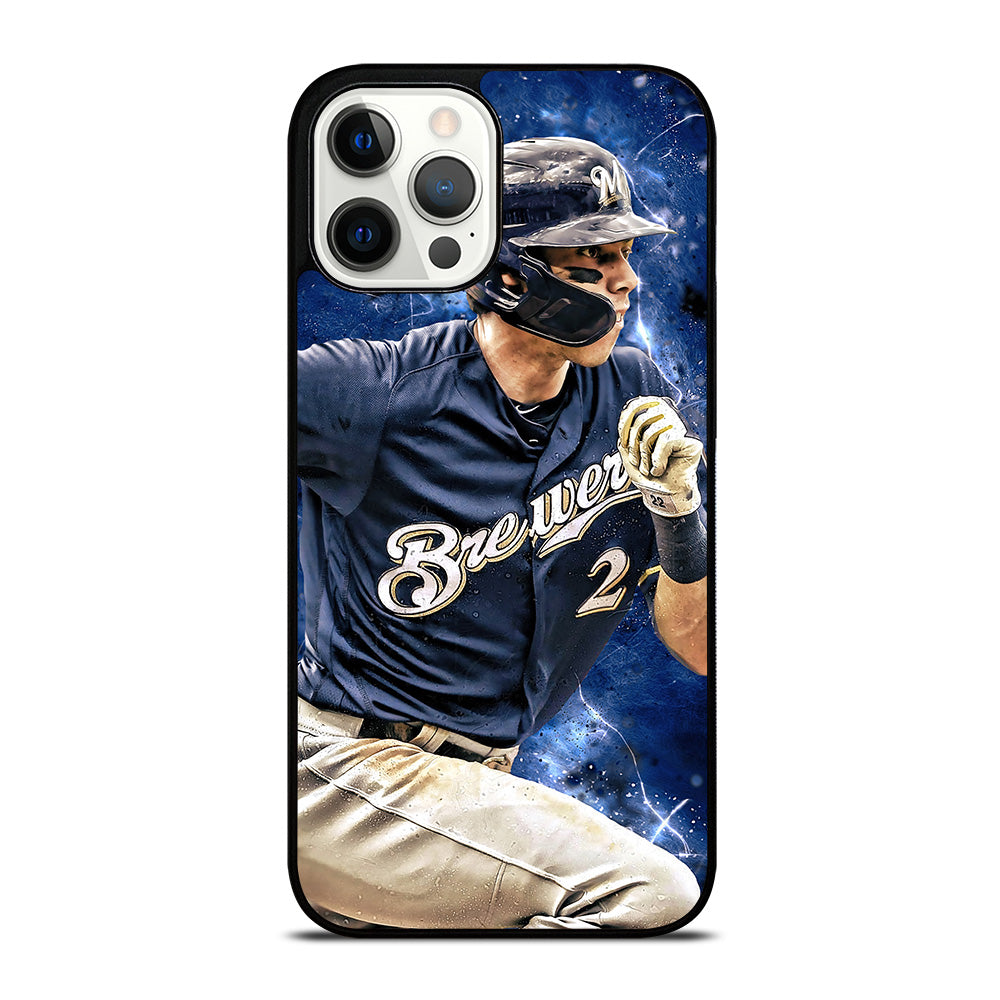 CHRISTIAN YELICH MILWAUKEE BREWERS FOOTBALL iPhone 12 Pro Max Case Cover