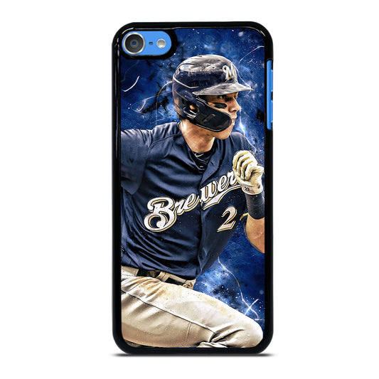 CHRISTIAN YELICH MILWAUKEE BREWERS FOOTBALL iPod Touch 7 Case Cover