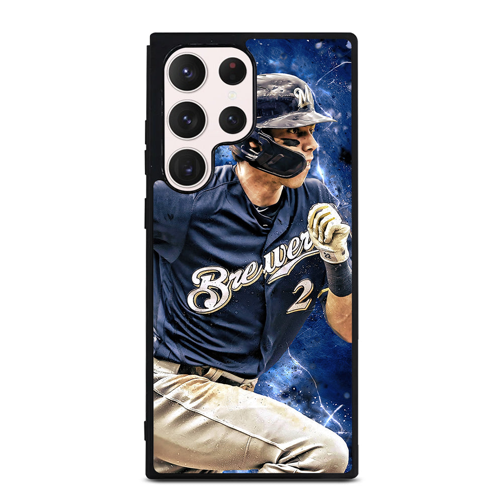 CHRISTIAN YELICH MILWAUKEE BREWERS FOOTBALL Samsung Galaxy S23 Ultra Case Cover