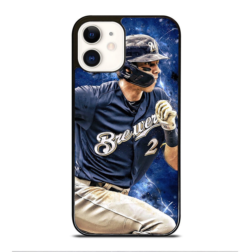 CHRISTIAN YELICH MILWAUKEE BREWERS FOOTBALL iPhone 12 Case Cover