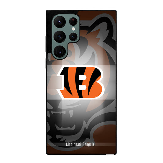 CINCINNATI BENGALS NFL LOGO 2 Samsung Galaxy S22 Ultra Case Cover