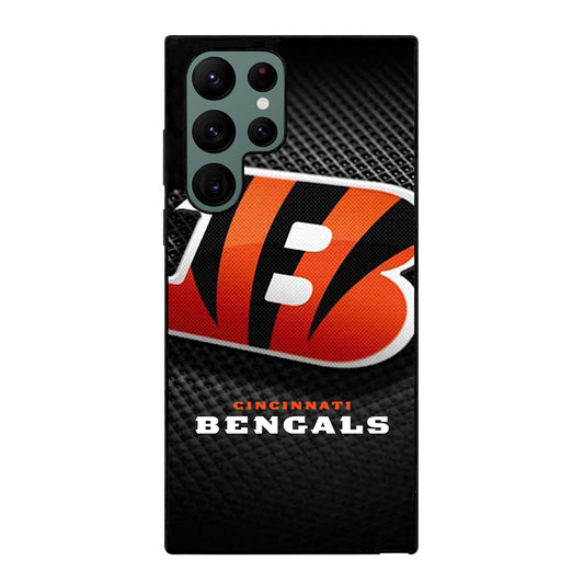 CINCINNATI BENGALS NFL LOGO 3 Samsung Galaxy S22 Ultra Case Cover