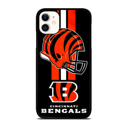 CINCINNATI BENGALS NFL LOGO 4 iPhone 11 Case Cover