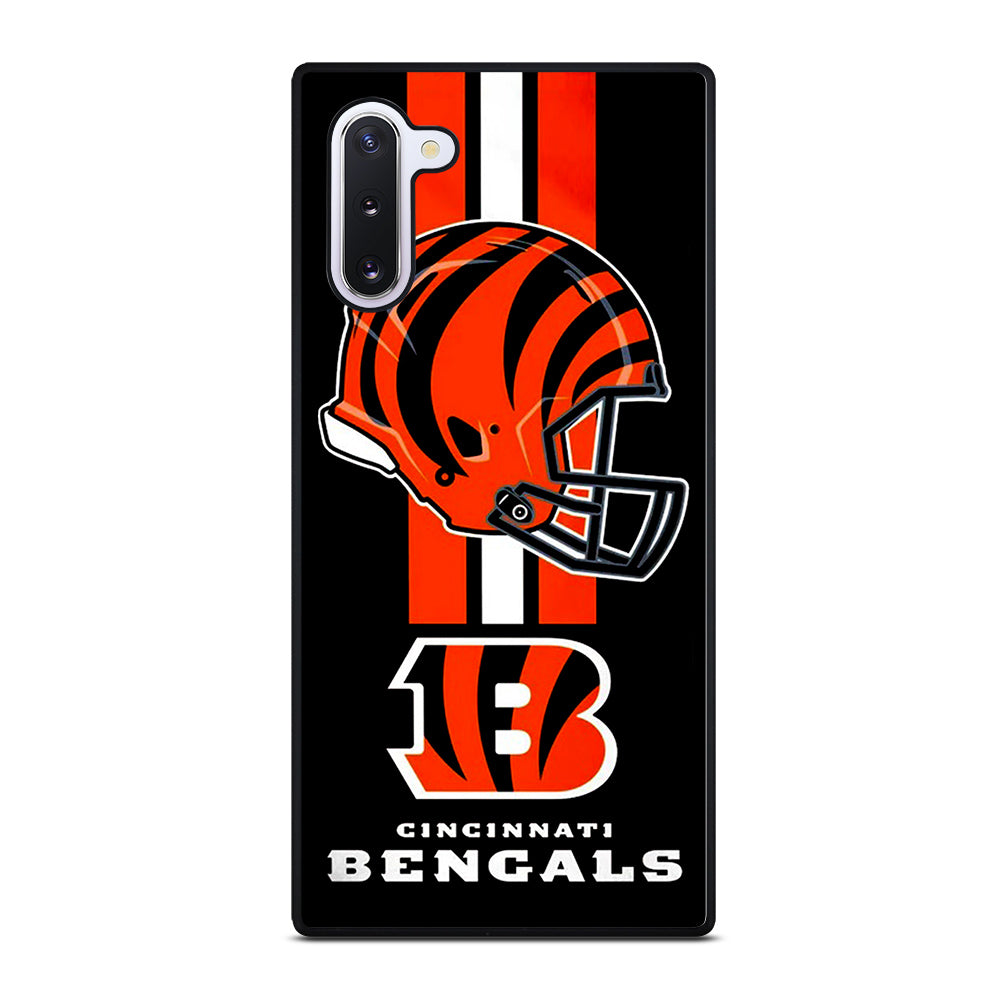 CINCINNATI BENGALS NFL LOGO 4 Samsung Galaxy Note 10 Case Cover