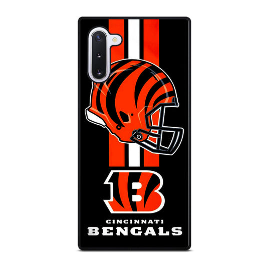 CINCINNATI BENGALS NFL LOGO 4 Samsung Galaxy Note 10 Case Cover