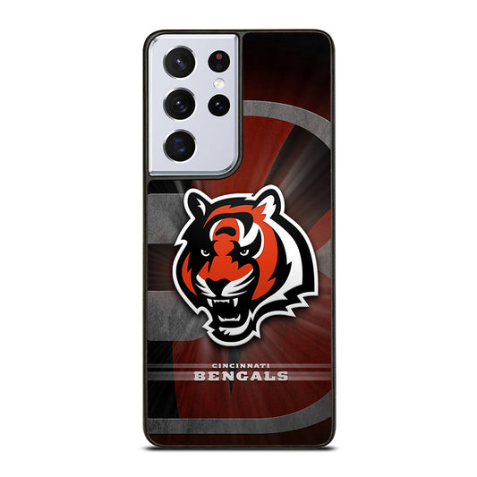 CINCINNATI BENGALS NFL LOGO Samsung Galaxy S21 Ultra Case Cover