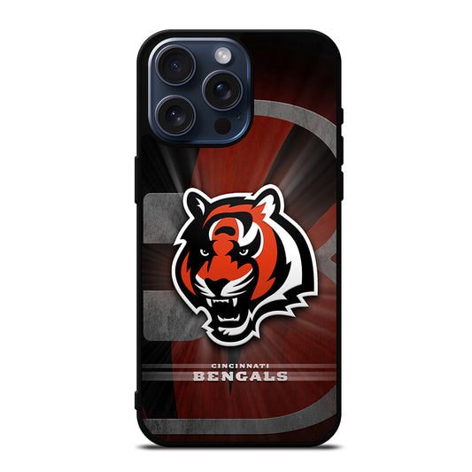 CINCINNATI BENGALS NFL LOGO iPhone 15 Pro Max Case Cover