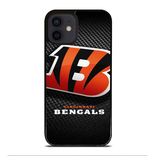 CINCINNATI BENGALS NFL LOGO 3 iPhone 12 Mini Case Cover