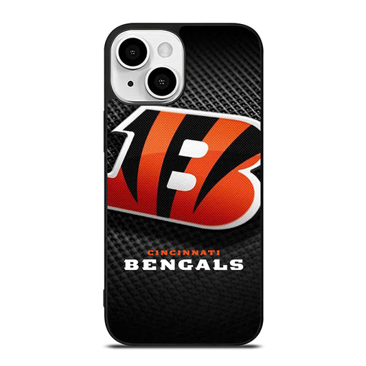 CINCINNATI BENGALS NFL LOGO 3 iPhone 13 Mini Case Cover