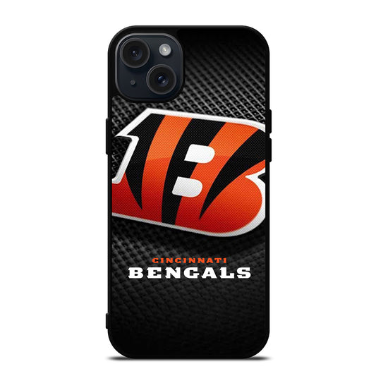 CINCINNATI BENGALS NFL LOGO 3 iPhone 15 Plus Case Cover