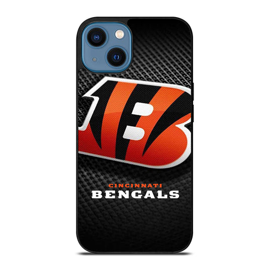 CINCINNATI BENGALS NFL LOGO 3 iPhone 14 Case Cover