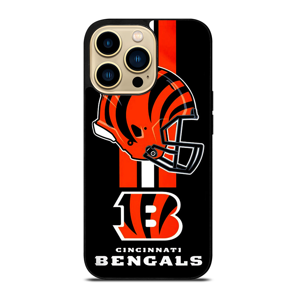 CINCINNATI BENGALS NFL LOGO 4 iPhone 14 Pro Max Case Cover