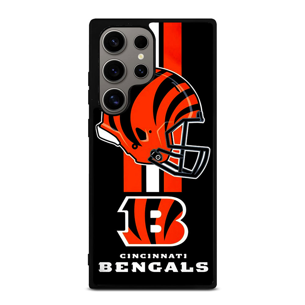 CINCINNATI BENGALS NFL LOGO 4 Samsung Galaxy S24 Ultra Case Cover