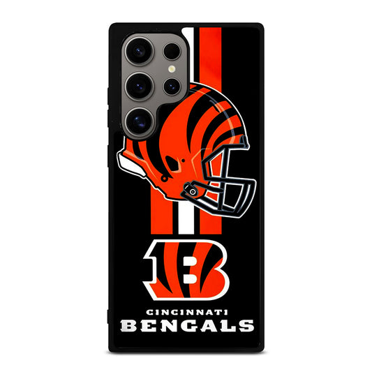 CINCINNATI BENGALS NFL LOGO 4 Samsung Galaxy S24 Ultra Case Cover