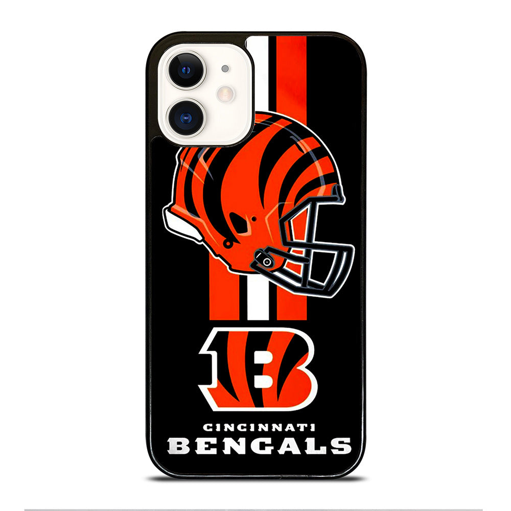 CINCINNATI BENGALS NFL LOGO 4 iPhone 12 Case Cover