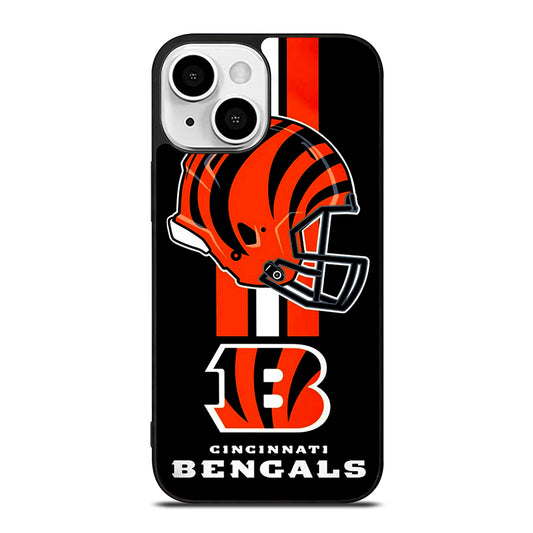 CINCINNATI BENGALS NFL LOGO 4 iPhone 13 Mini Case Cover