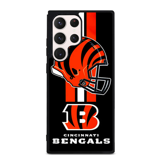 CINCINNATI BENGALS NFL LOGO 4 Samsung Galaxy S23 Ultra Case Cover