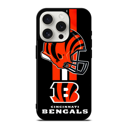 CINCINNATI BENGALS NFL LOGO 4 iPhone 15 Pro Case Cover