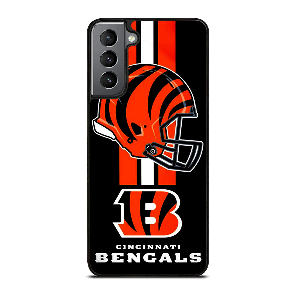 CINCINNATI BENGALS NFL LOGO 4 Samsung Galaxy S21 Plus Case Cover