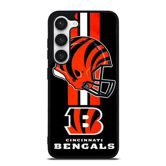 CINCINNATI BENGALS NFL LOGO 4 Samsung Galaxy S23 Case Cover