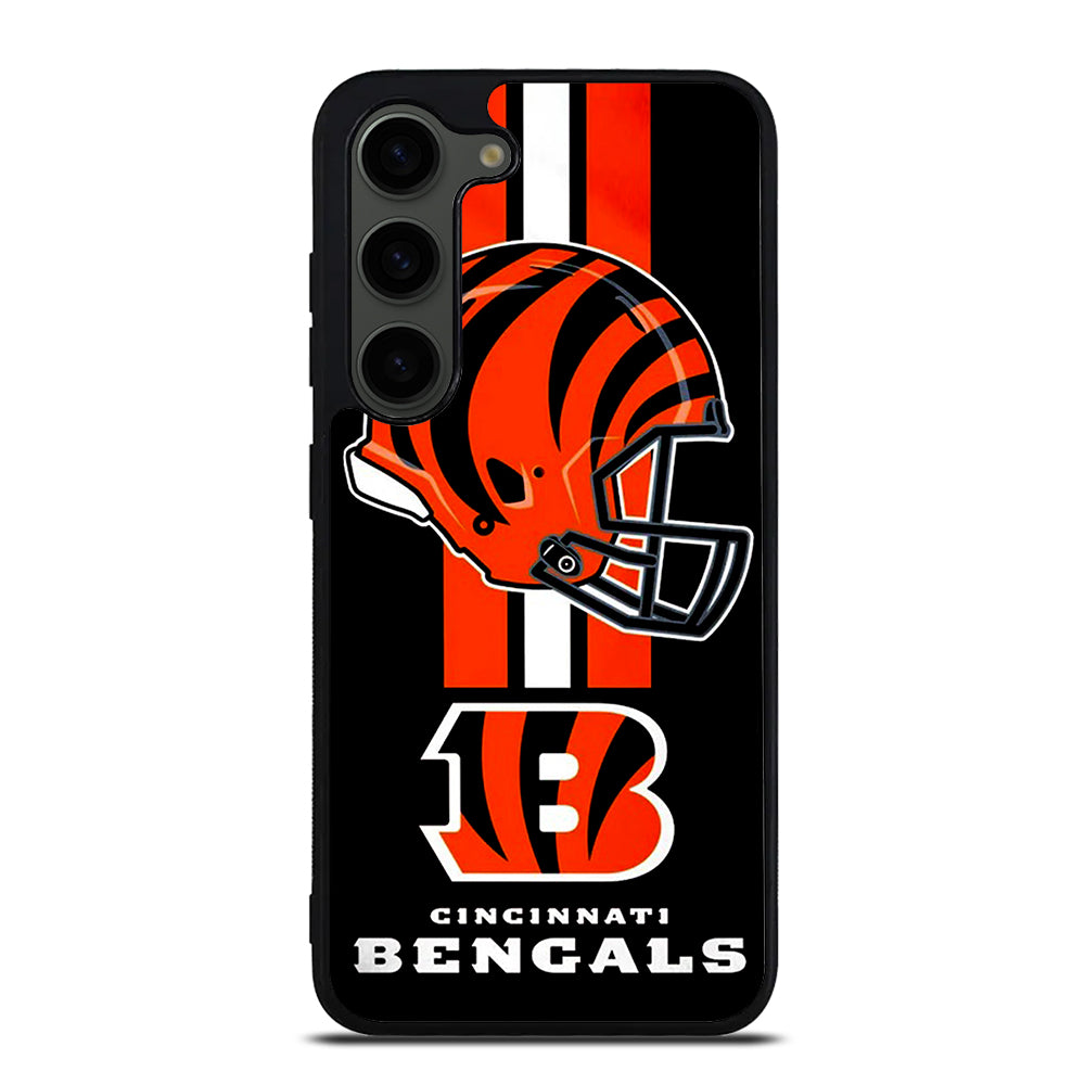 CINCINNATI BENGALS NFL LOGO 4 Samsung Galaxy S23 Plus Case Cover