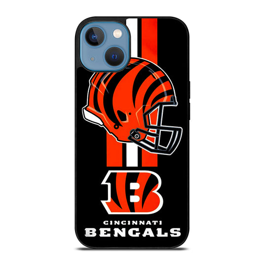 CINCINNATI BENGALS NFL LOGO 4 iPhone 13 Case Cover