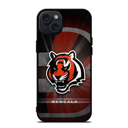 CINCINNATI BENGALS NFL LOGO iPhone 15 Plus Case Cover
