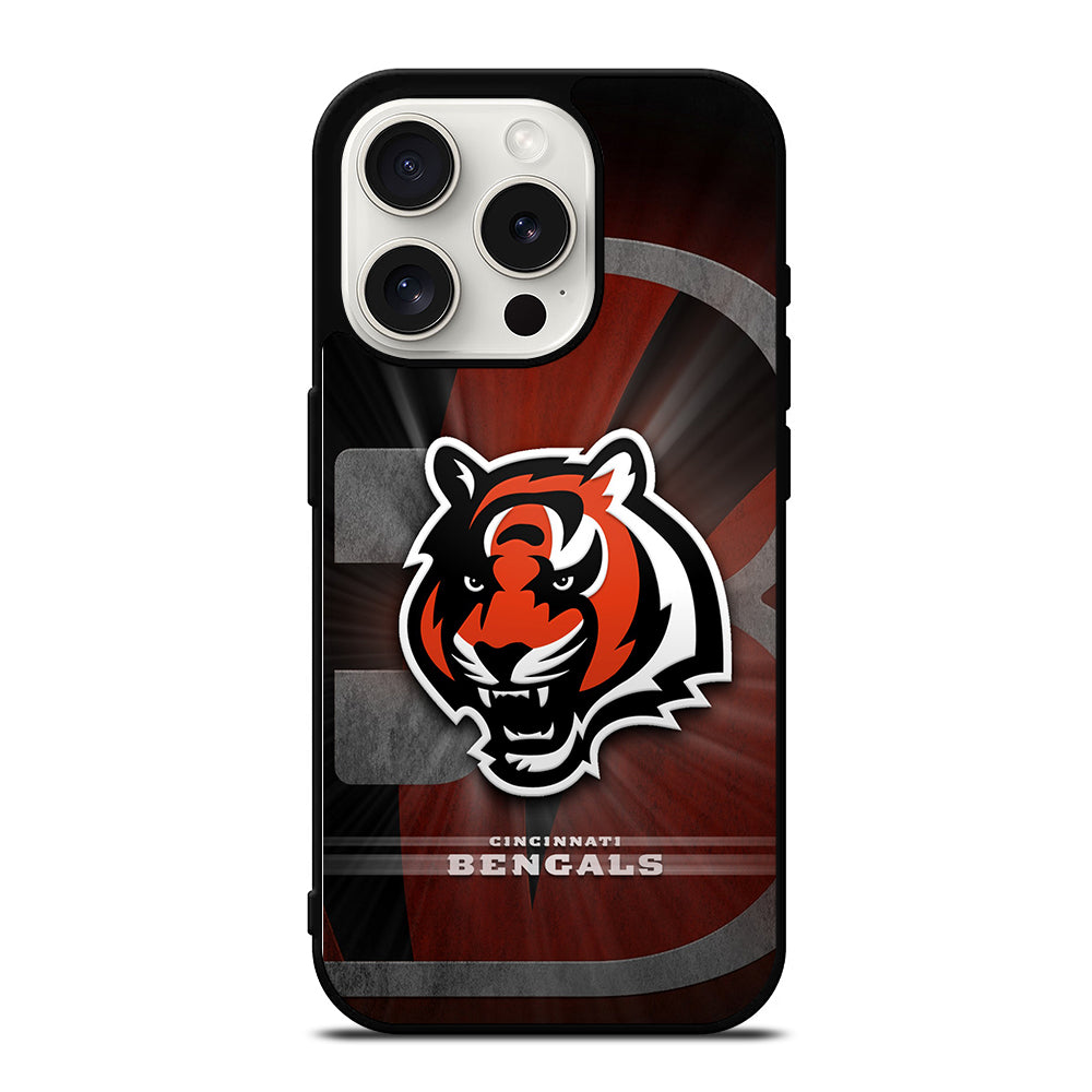 CINCINNATI BENGALS NFL LOGO iPhone 15 Pro Case Cover