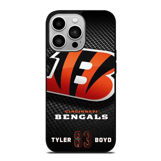 CINCINNATI BENGALS TYLER BOYD 83 iPhone 14 Pro Case Cover