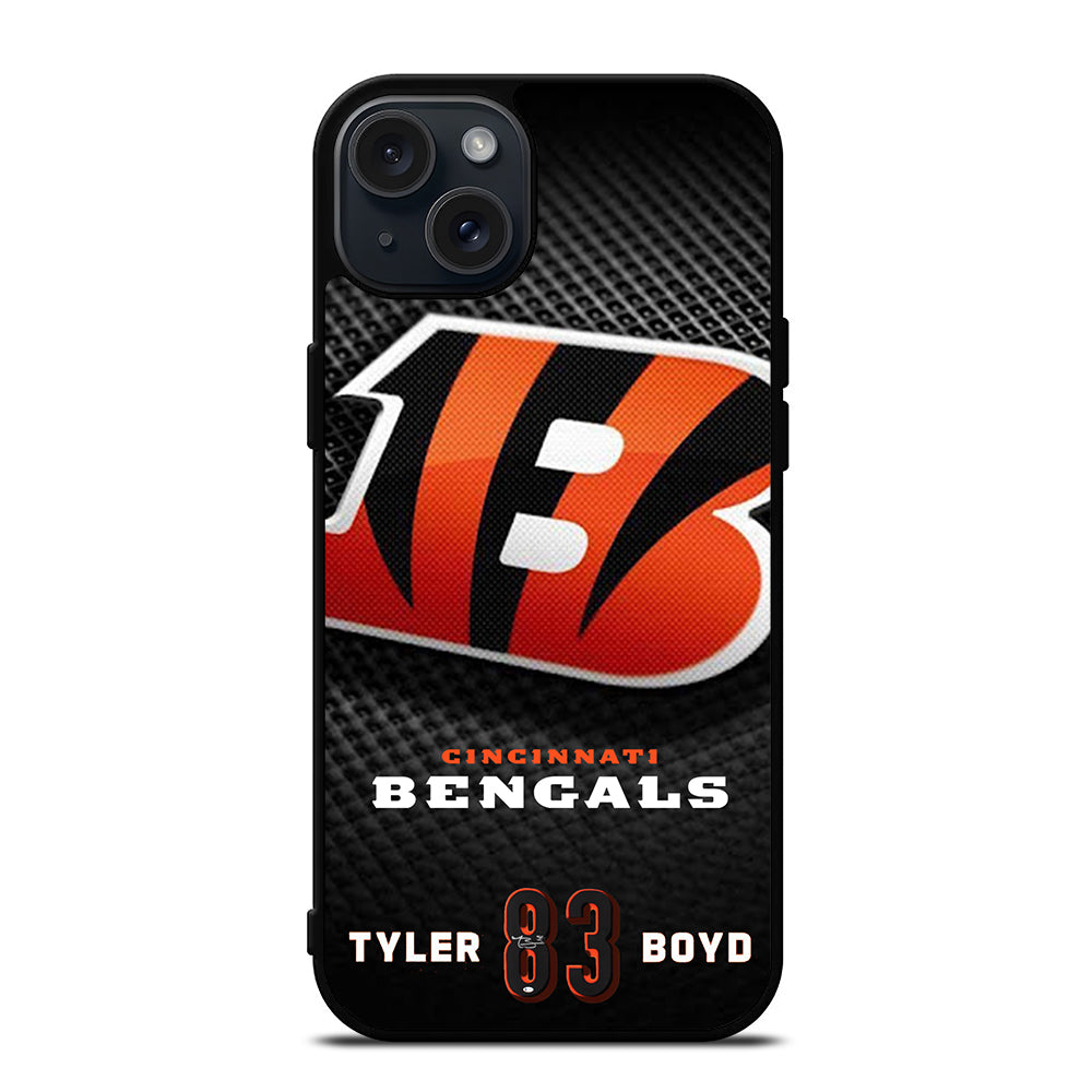 CINCINNATI BENGALS TYLER BOYD 83 iPhone 15 Plus Case Cover