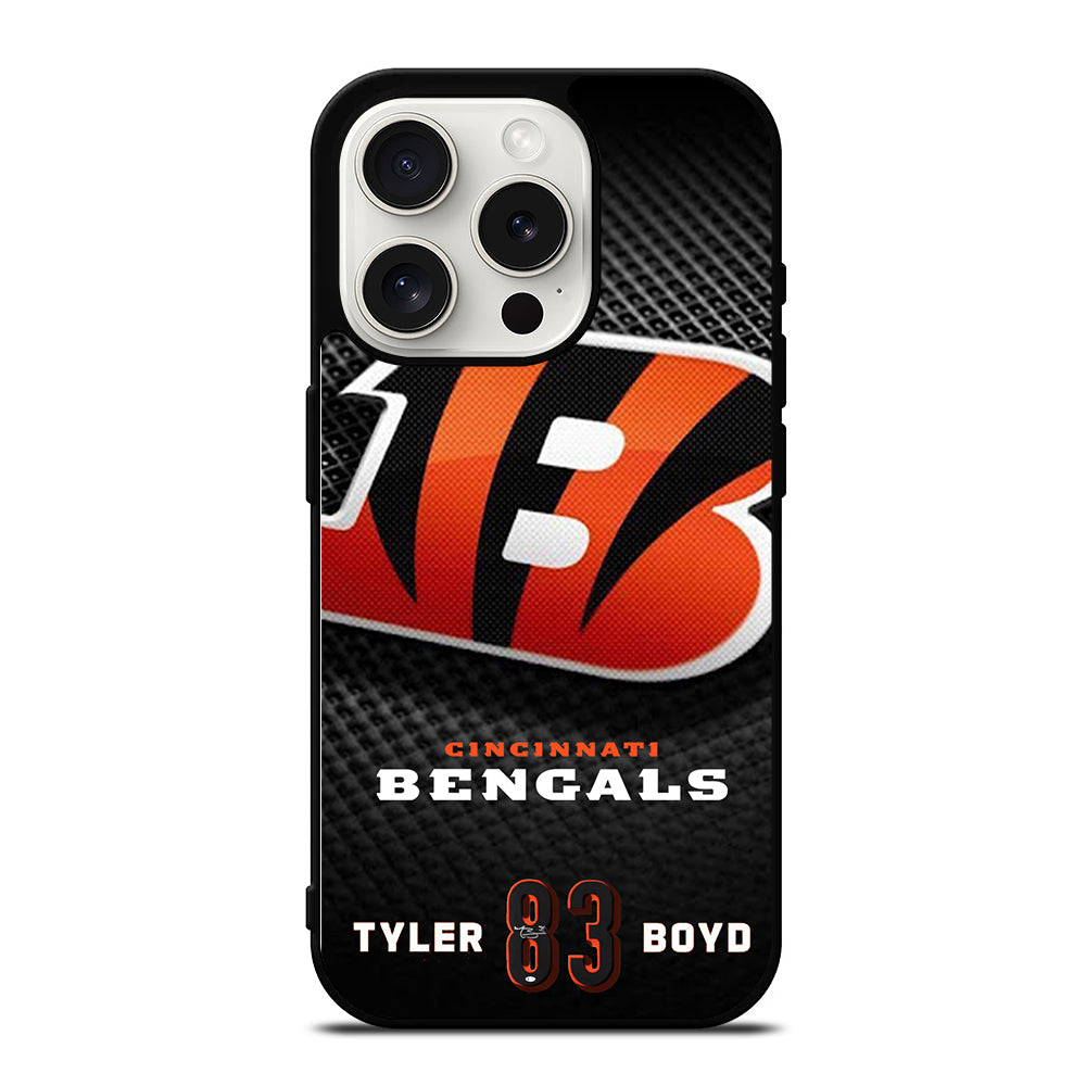 CINCINNATI BENGALS TYLER BOYD 83 iPhone 15 Pro Case Cover