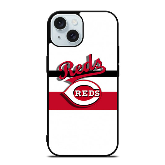 CINCINNATI REDS LOGO MLB 3 iPhone 15 Case Cover