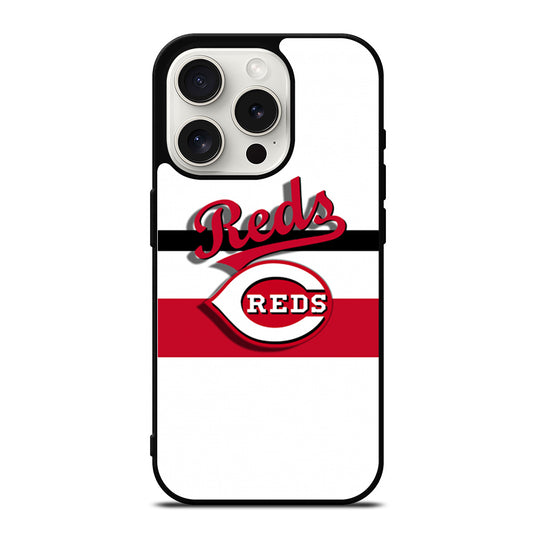CINCINNATI REDS LOGO MLB 3 iPhone 15 Pro Case Cover