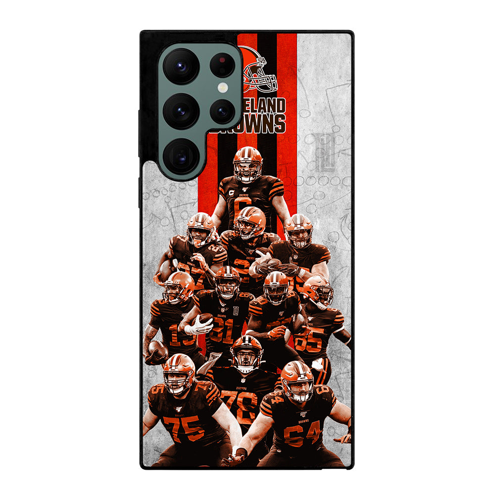 CLEVELAND BROWNS NFL LOGO 1 Samsung Galaxy S22 Ultra Case Cover