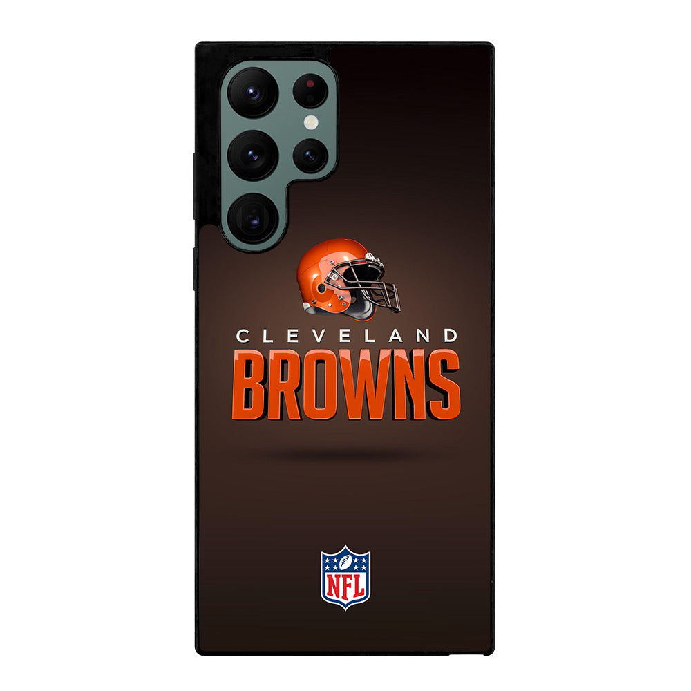 CLEVELAND BROWNS NFL LOGO 3 Samsung Galaxy S22 Ultra Case Cover