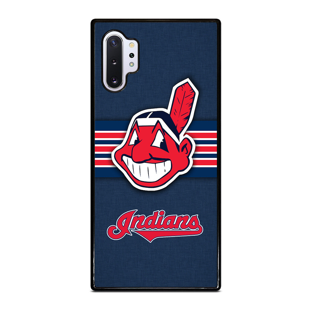 CLEVELAND INDIANS MLB STRIPE Samsung Galaxy Note 10 Plus Case Cover