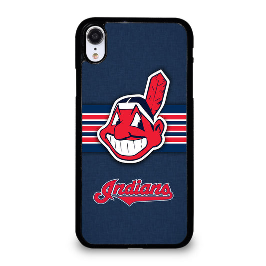 CLEVELAND INDIANS MLB STRIPE iPhone XR Case Cover