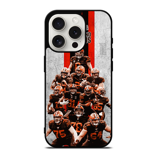 CLEVELAND BROWNS NFL LOGO 1 iPhone 15 Pro Case Cover