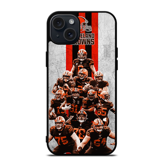 CLEVELAND BROWNS NFL LOGO 1 iPhone 15 Plus Case Cover