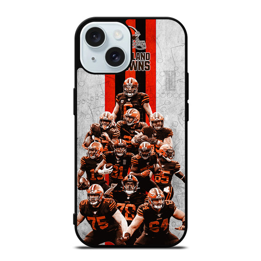 CLEVELAND BROWNS NFL LOGO 1 iPhone 15 Case Cover