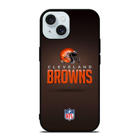 CLEVELAND BROWNS NFL LOGO 3 iPhone 15 Case Cover