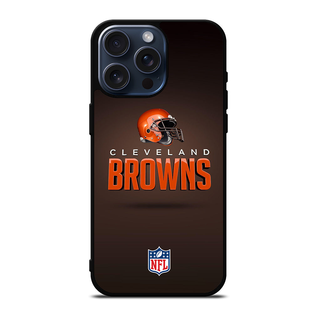 CLEVELAND BROWNS NFL LOGO 3 iPhone 15 Pro Max Case Cover