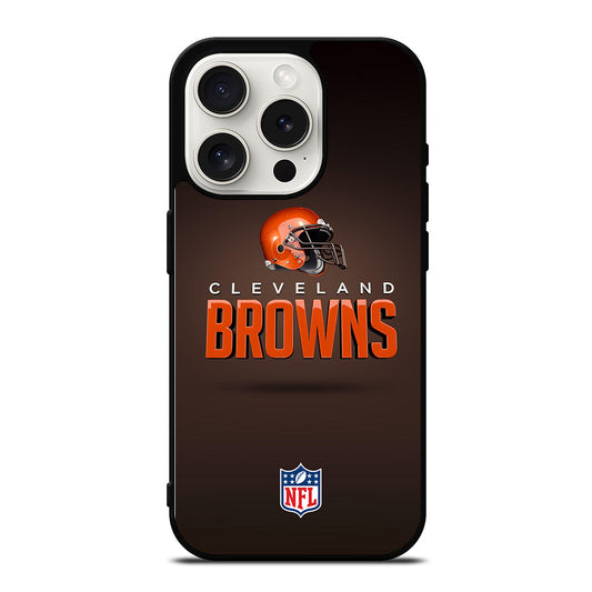 CLEVELAND BROWNS NFL LOGO 3 iPhone 15 Pro Case Cover