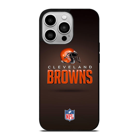 CLEVELAND BROWNS NFL LOGO 3 iPhone 14 Pro Case Cover