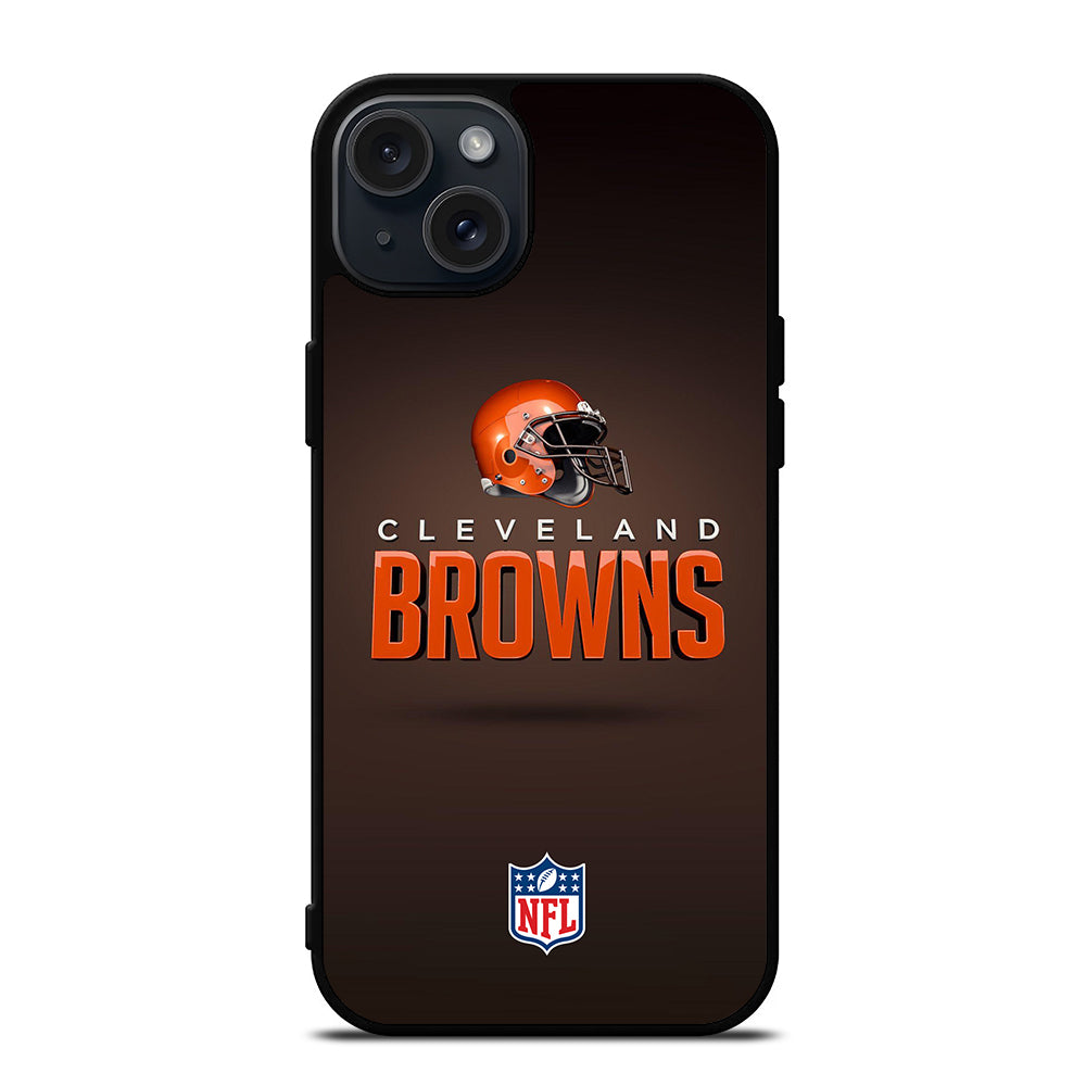 CLEVELAND BROWNS NFL LOGO 3 iPhone 15 Plus Case Cover