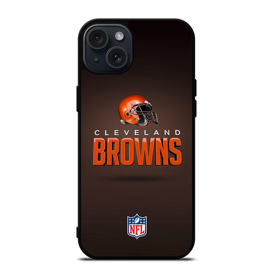 CLEVELAND BROWNS NFL LOGO 3 iPhone 15 Plus Case Cover