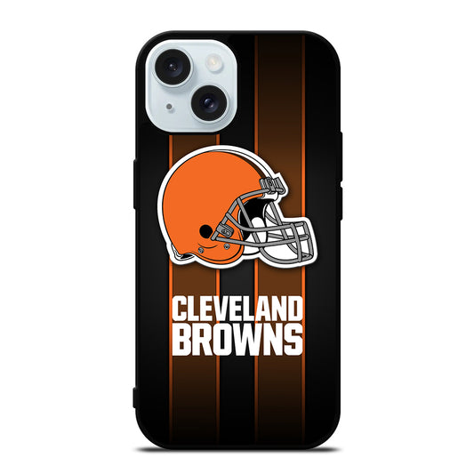 CLEVELAND BROWNS NFL LOGO 4 iPhone 15 Case Cover