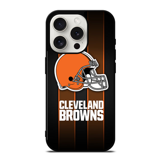 CLEVELAND BROWNS NFL LOGO 4 iPhone 15 Pro Case Cover