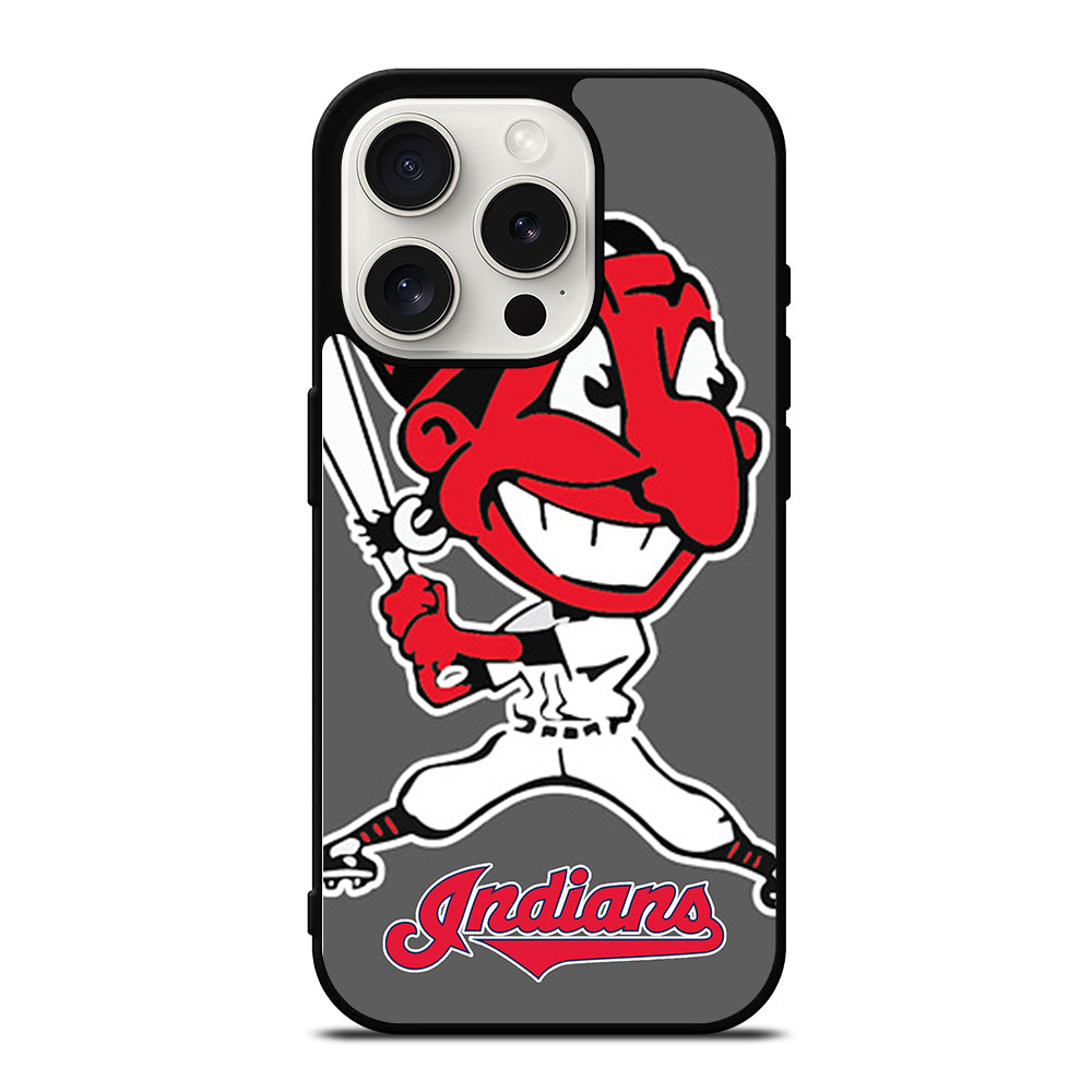 CLEVELAND INDIANS BASEBALLL iPhone 15 Pro Case Cover