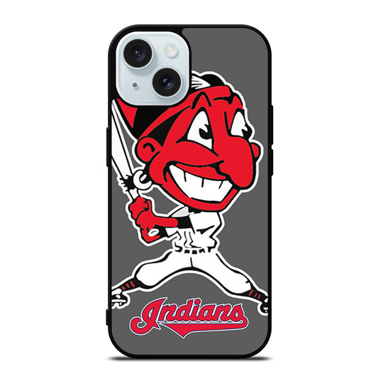 CLEVELAND INDIANS BASEBALLL iPhone 15 Case Cover